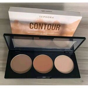 Sephora Trio Contour Face Palette - Light Medium - Full Size - Authentic‎ - NIB